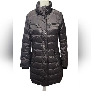 Halitech Puffer Mid Lenth Coat. Size M